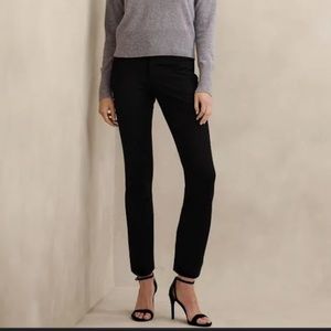 Banana Republic size 4 black Sloan pants
